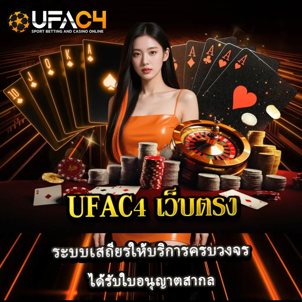 UFAC4 พนันออนไลน์ เว็บตรง ฝากถอน AUTO ไม่มีขั้นต่ำ ดีที่สุดในไทย
