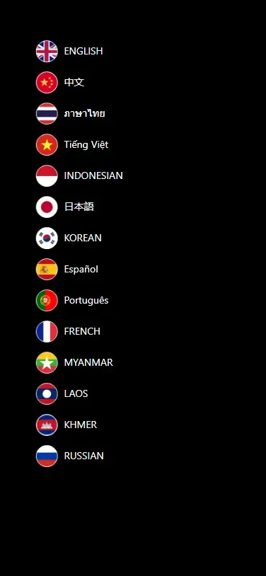 ภาษาที่ UFAC4 รองรับ