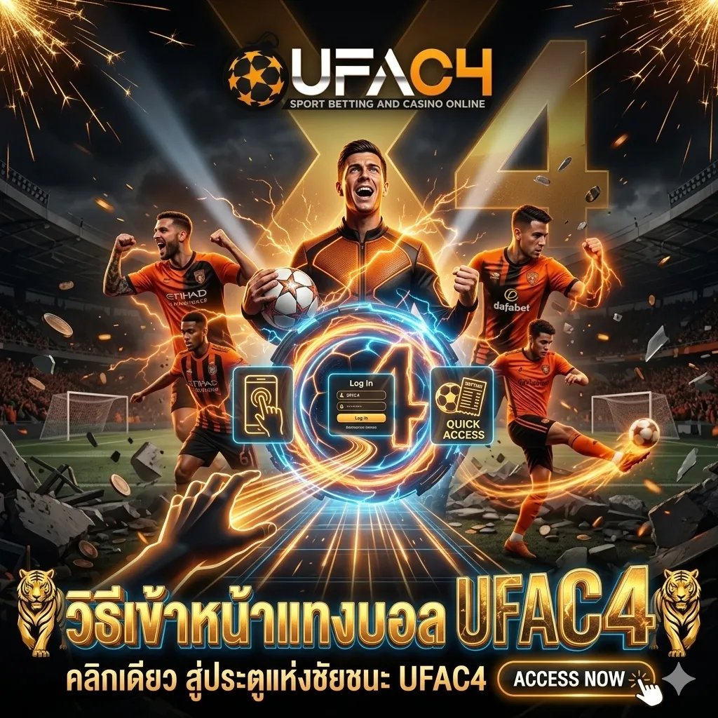 วิธีเข้าหน้าแทงบอล UFAC4